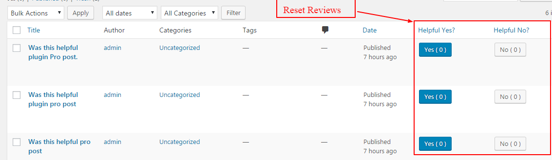 resetreviewresult